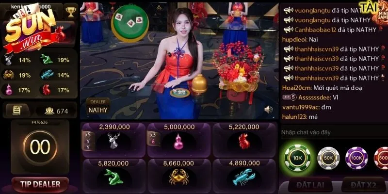 Giới thiệu sơ lược về sảnh game Casino Sunwin