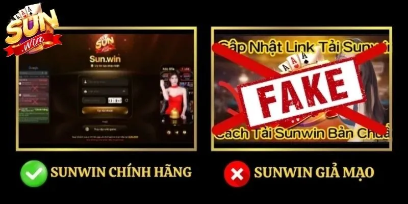 Những biểu hiện cảnh báo  Sunwin giả mạo truy cập lạ